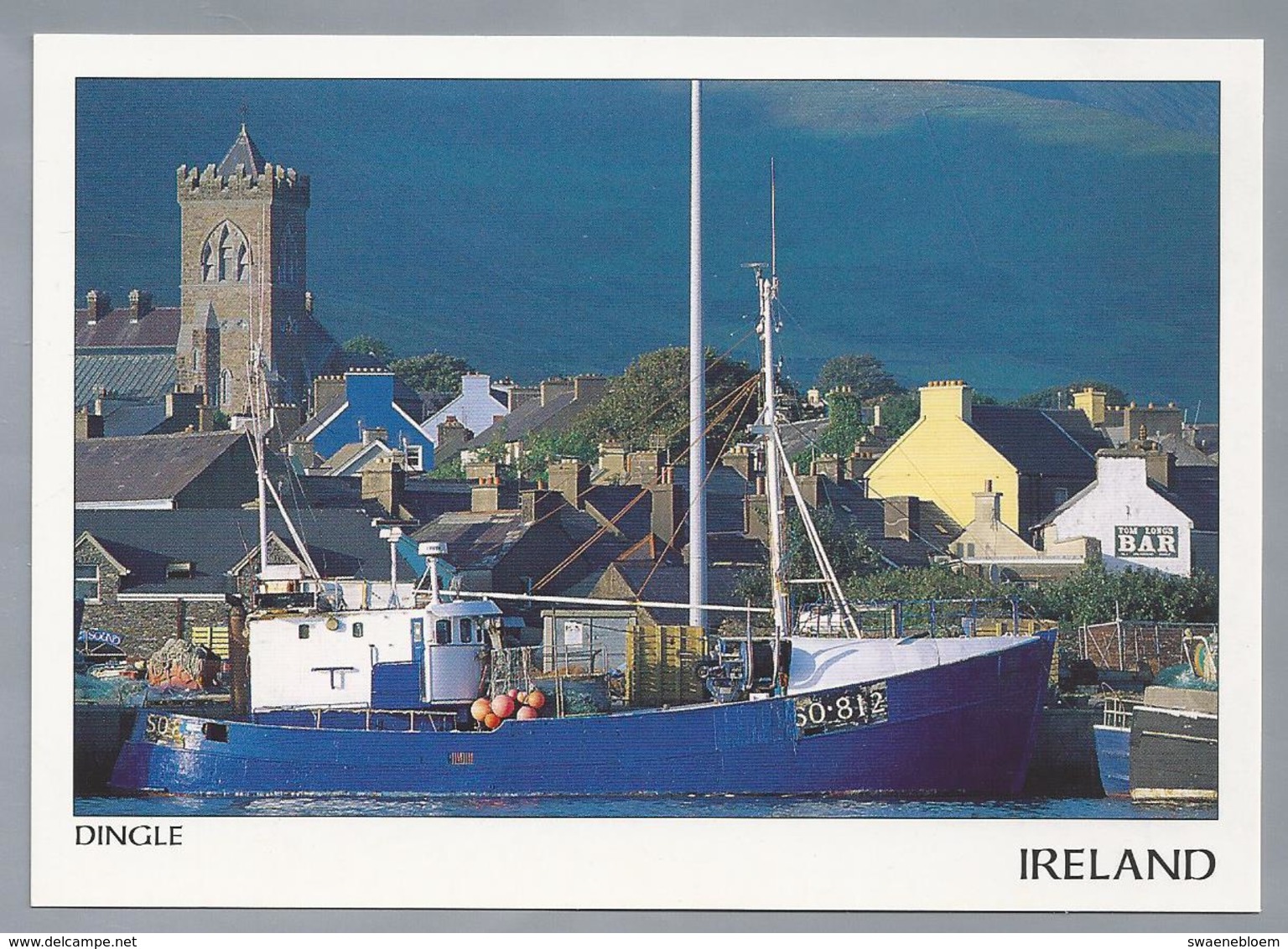 IE. IERLAND. IRELAND DINGLE. CHURCH. Ship. SO.812. TOM LONGS BAR. - Kerry