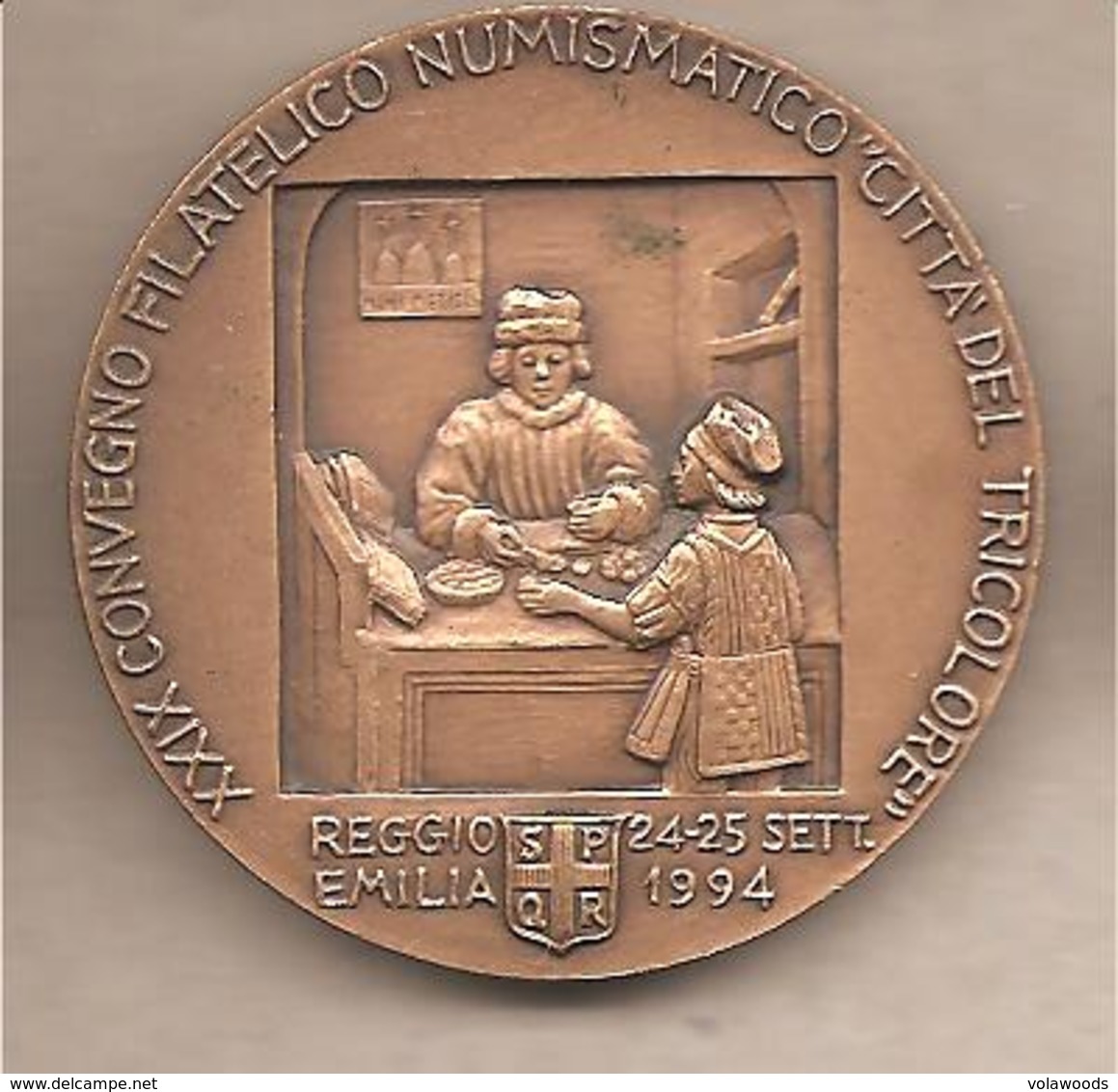 Italia - Medaglia In Bronzo: XXIX Convegno Numismatico Reggio Emilia - 5° Centenario Fondazione Monte Di Pietà - 1994 - Altri & Non Classificati