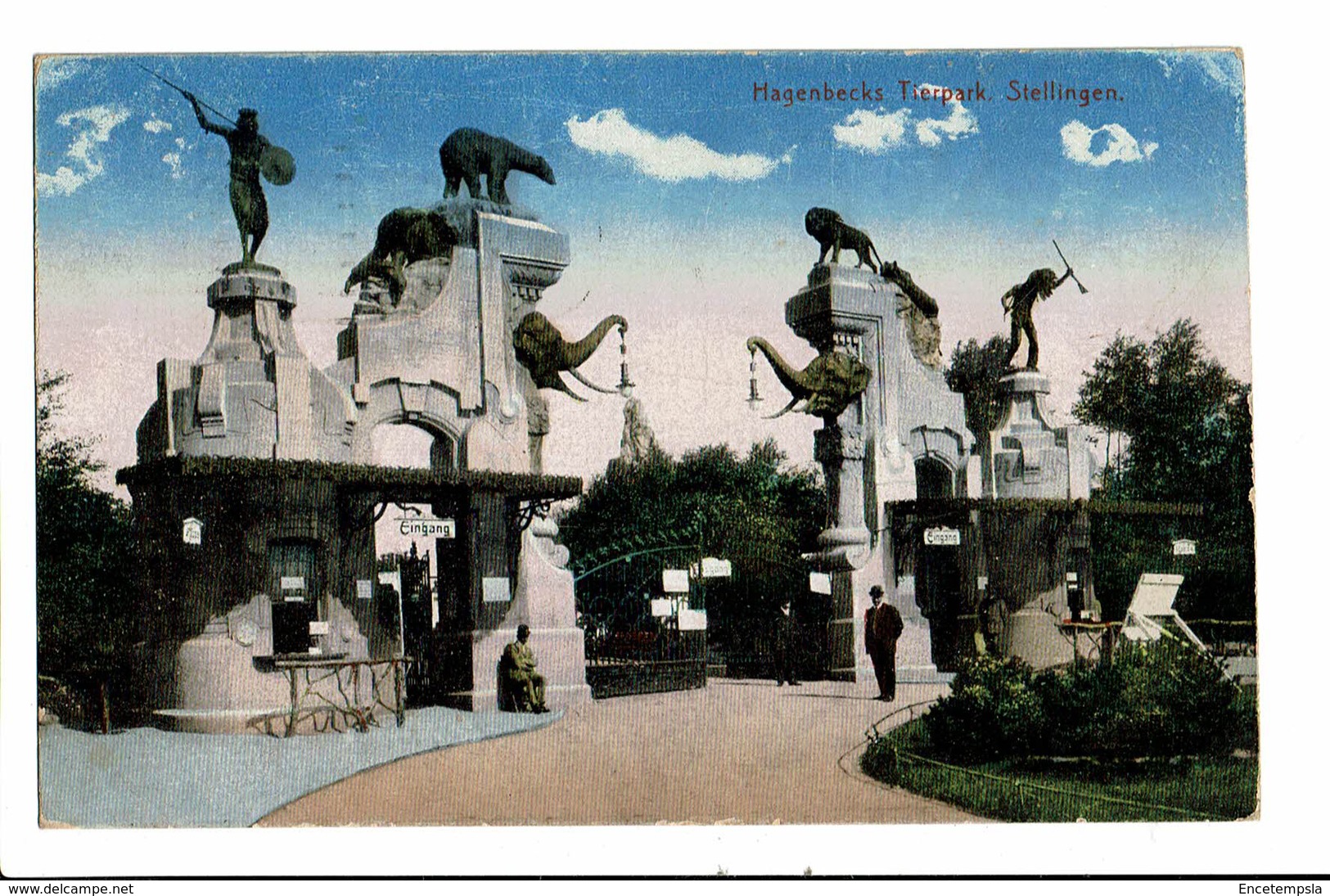 CPA - Carte Postale - Allemagne -Hambourg-Stellingen-Hagenbecks Tierpark - 1922 VM631 - Stellingen