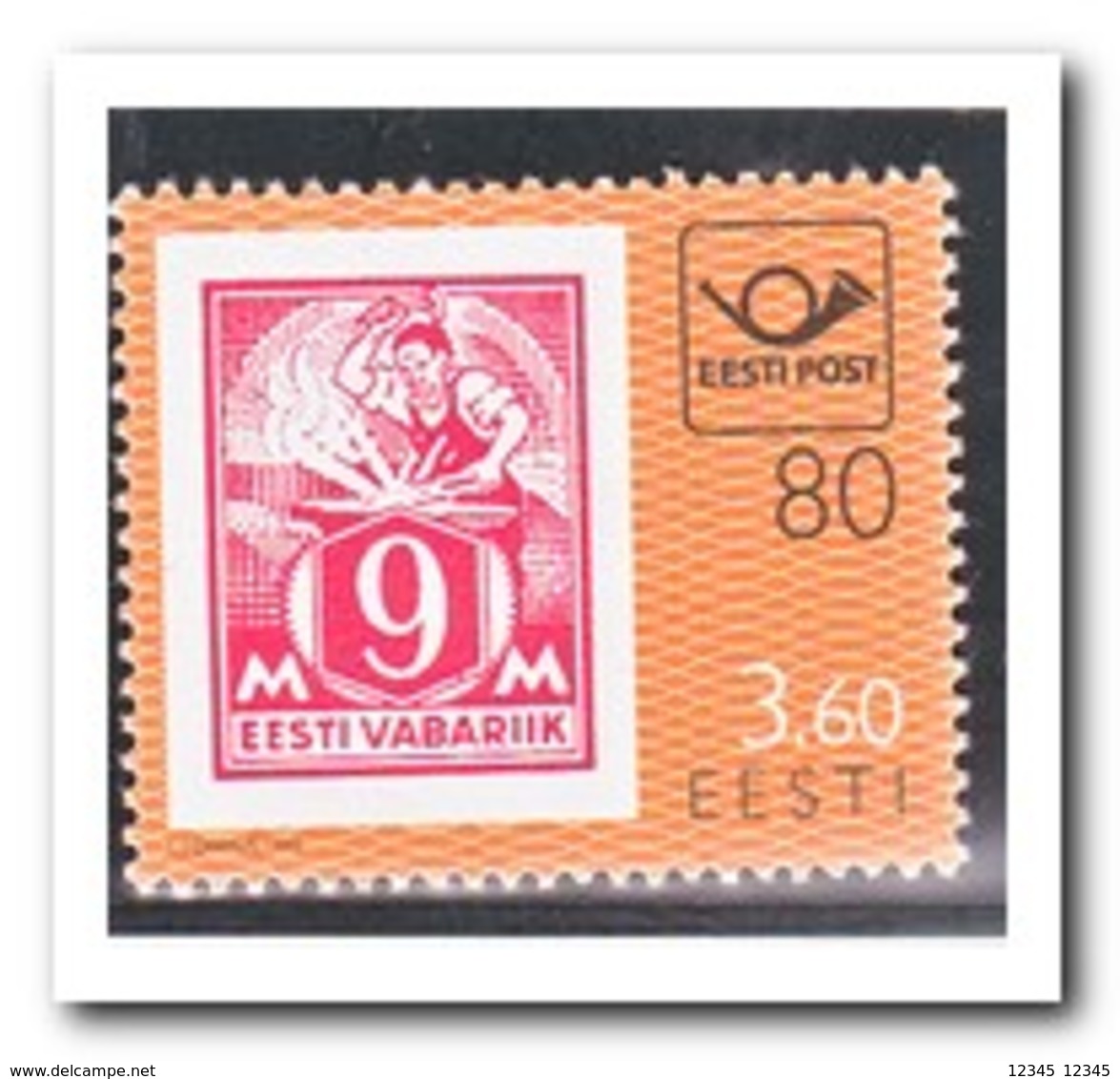 Estland 1998, Postfris MNH, Stamp On Stamp - Estland