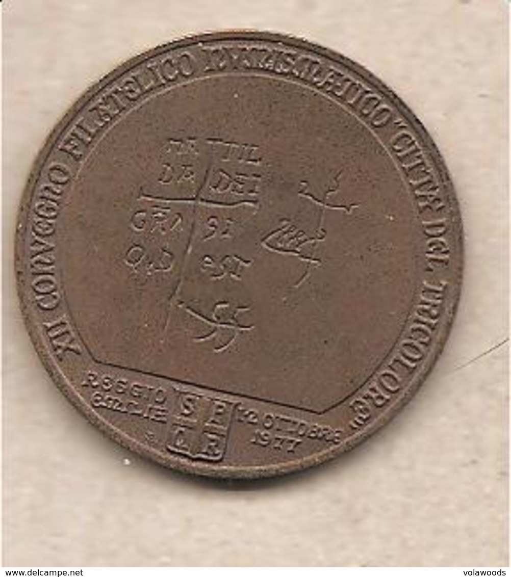 Italia - Medaglia In Bronzo: XII° Convegno Numismatico Reggio Emilia - 9° Centenario Matilde Di Canossa - 1977 - Other & Unclassified