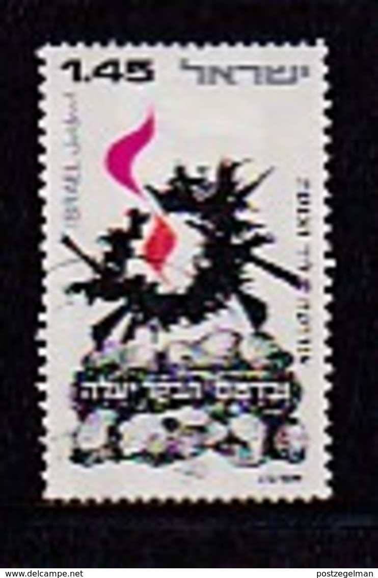 ISRAEL, 1975, Used Stamp(s), Without Tab, Memorial Day, SG599, Scannr. 17451 - Used Stamps (without Tabs)