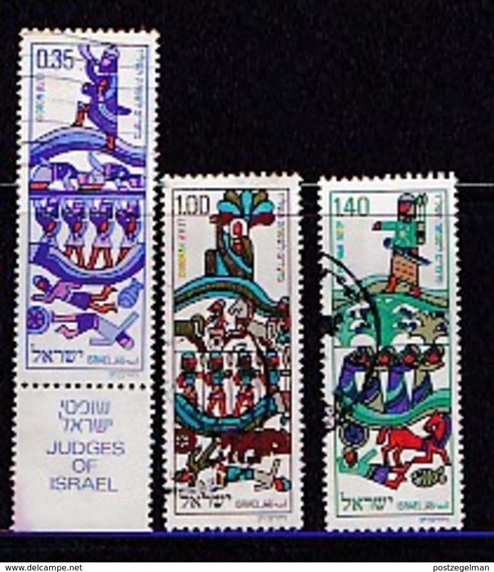 ISRAEL, 1975, Used Stamp(s), Without Tab, Jewish New Year, SG608-610, Scannr. 17456 (mixed) - Used Stamps (without Tabs)