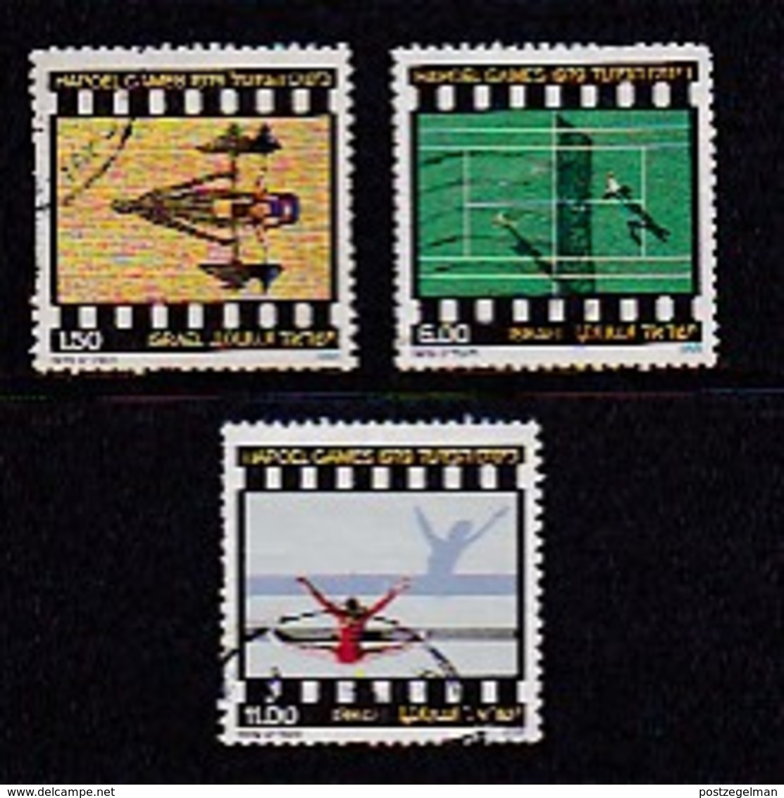 ISRAEL, 1979, Used Stamp(s), Without Tab, Hapoel Games, SG753-755, Scannr. 17494, - Used Stamps (without Tabs)