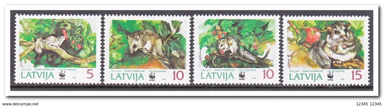 Letland 1994, Postfris MNH, Animals, WWF - Letland