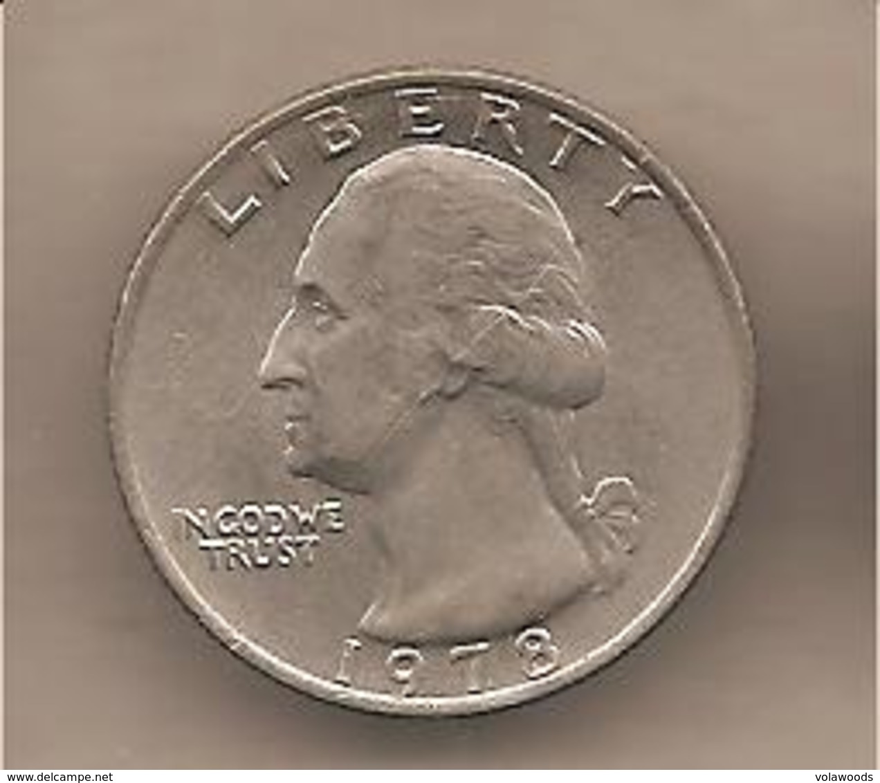 USA - Moneta Circolata Da 25 Centesimi - 1978 - 1932-1998: Washington