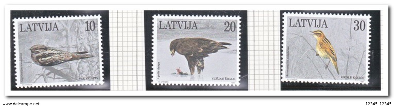 Letland 1997, Postfris MNH, Birds - Letland