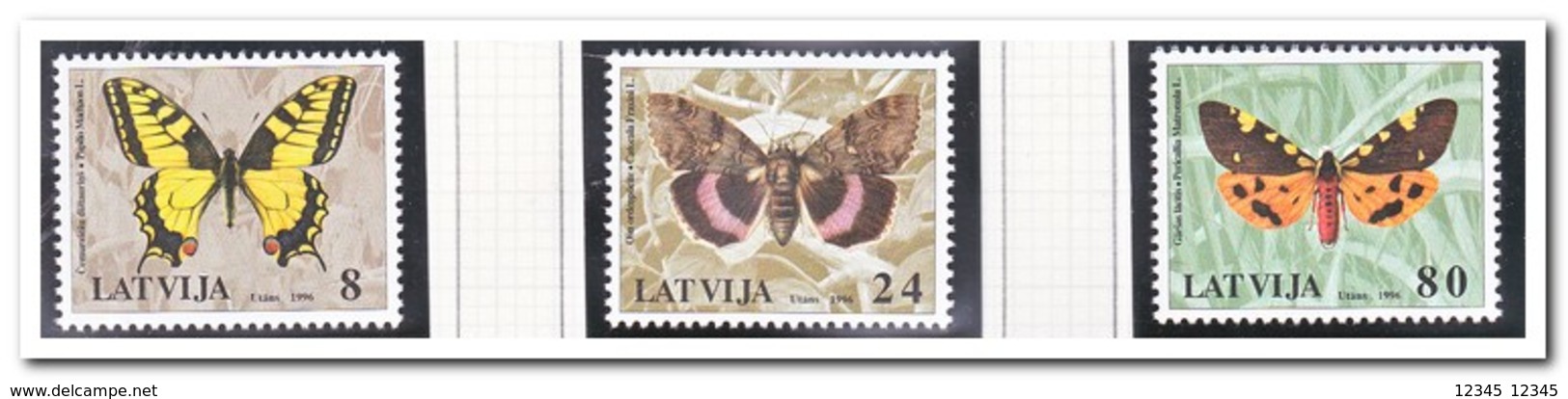 Letland 1996, Postfris MNH, Butterflies - Letland