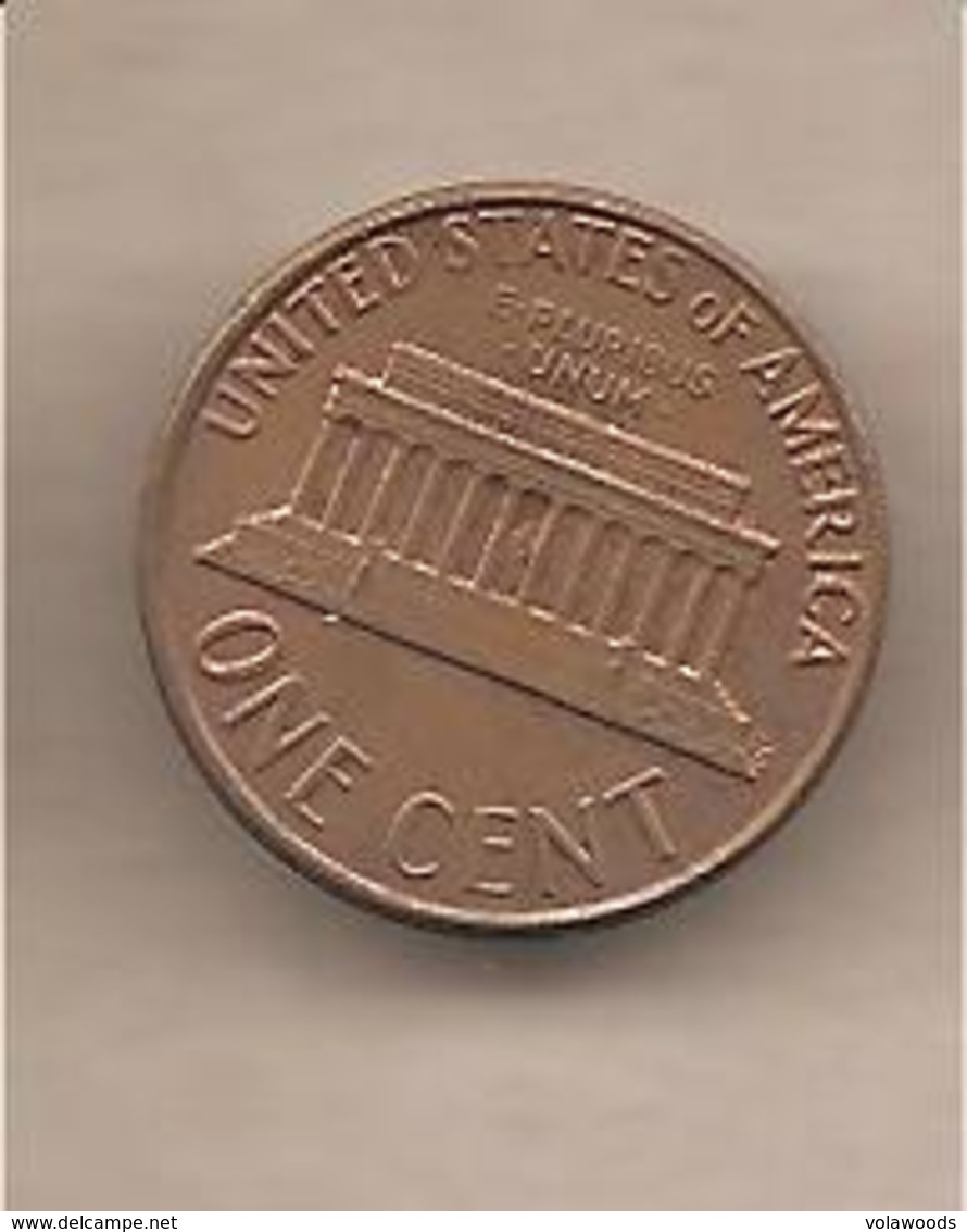 USA - Moneta Circolata Da 1 Centesimo Km201 - 1975 - 1959-…: Lincoln, Memorial Reverse