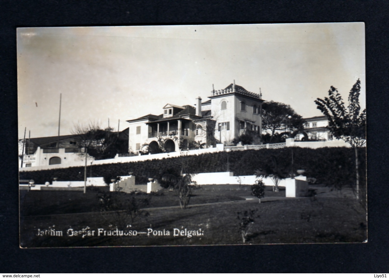 Les Açores   Ponta Delgada  . 3 Cartes Postales Anciennes Photos  . N&b . Scans Recto Verso - Açores
