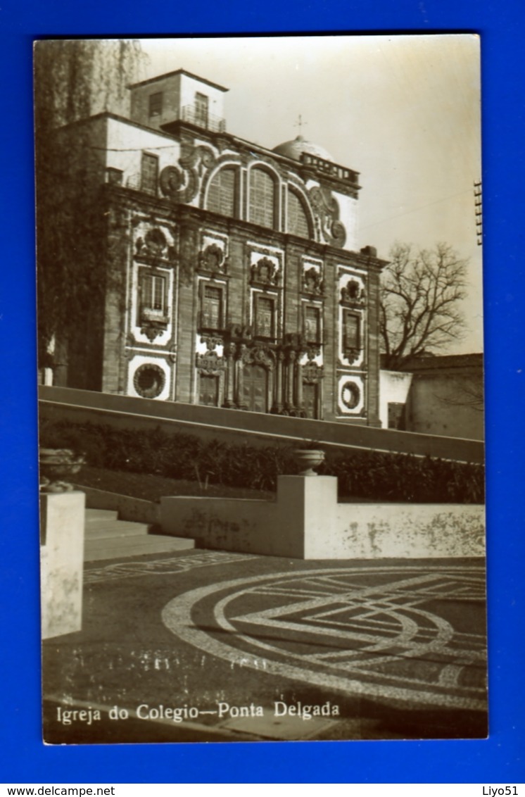 Les Açores   Ponta Delgada  . 3 Cartes Postales Anciennes Photos  . N&b . Scans Recto Verso - Açores