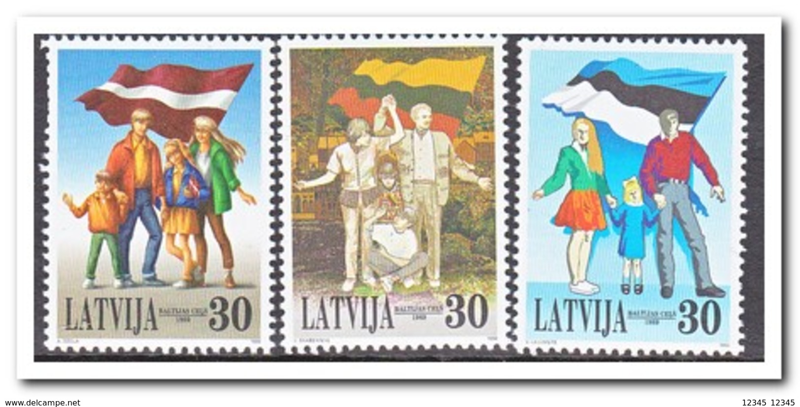 Letland 1999, Postfris MNH, Flag - Letland