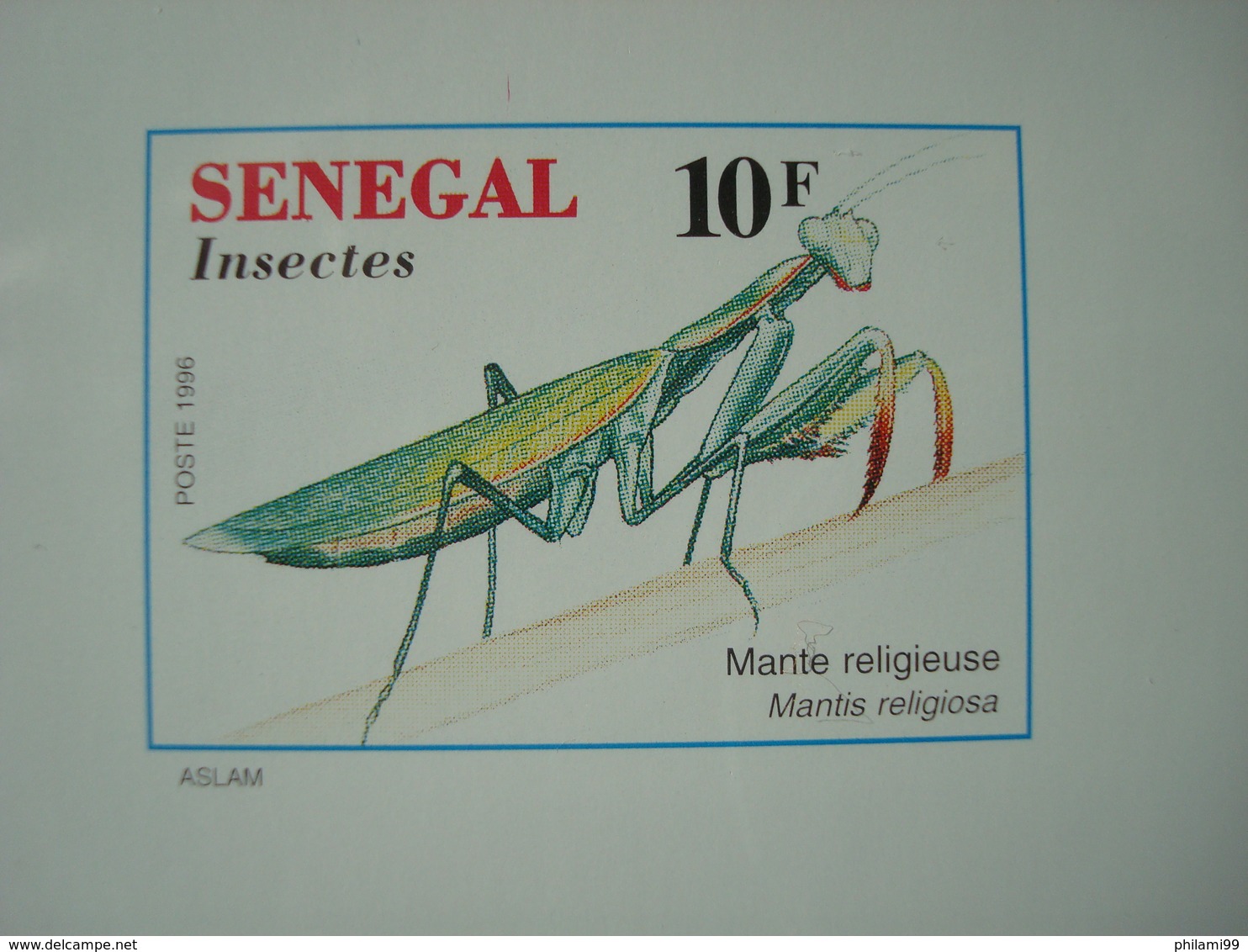 SENEGAL 1996 INSECTS 5 LUXE PROOFS - Sénégal (1960-...)