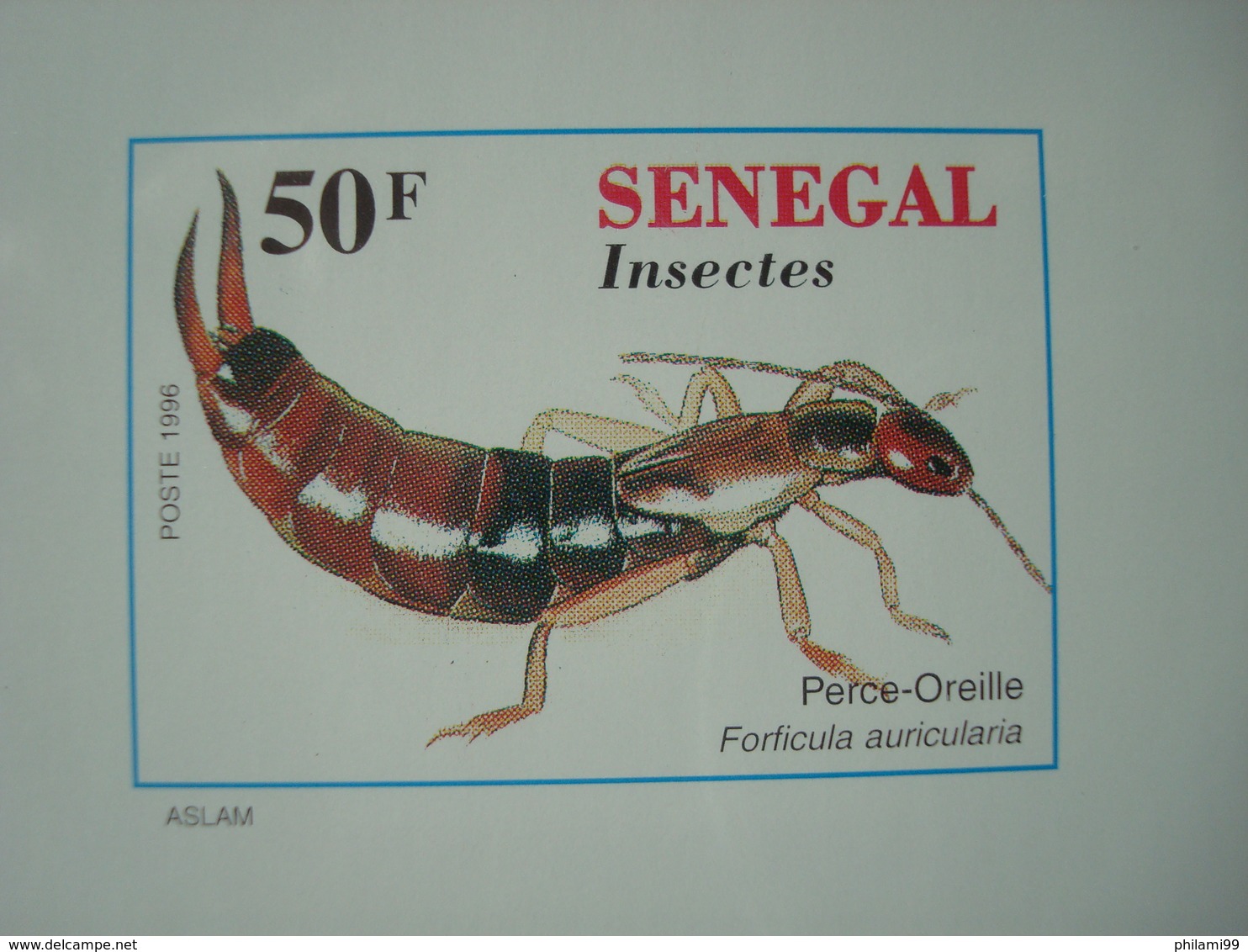 SENEGAL 1996 INSECTS 5 LUXE PROOFS - Sénégal (1960-...)