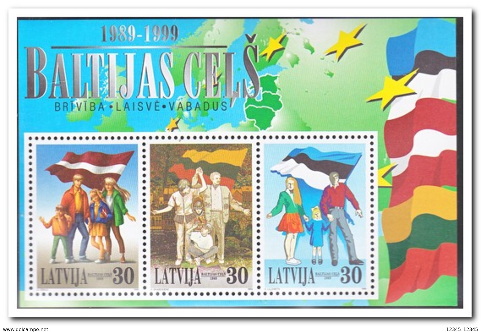 Letland 1999, Postfris MNH, Flag - Letland