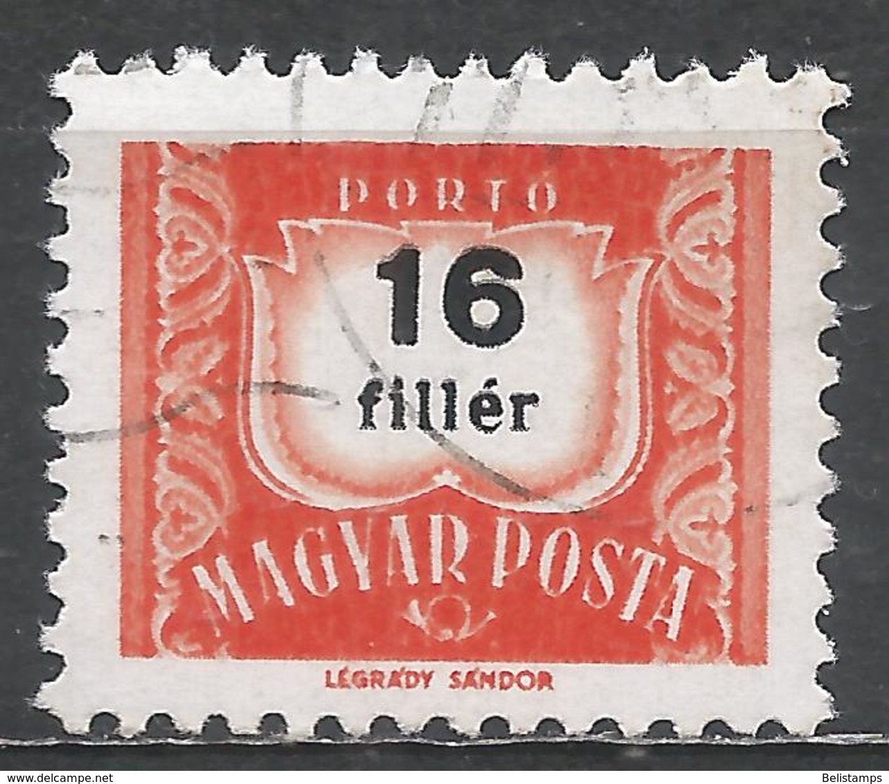 Hungary 1965. Scott #J252 (U) Numeral Of Value - Port Dû (Taxe)