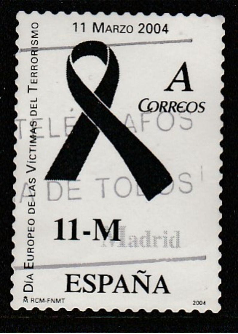 Spain 2004 European Day Of Victims Of Terrorism A Multicoloured  SW 3949 O Used - Used Stamps