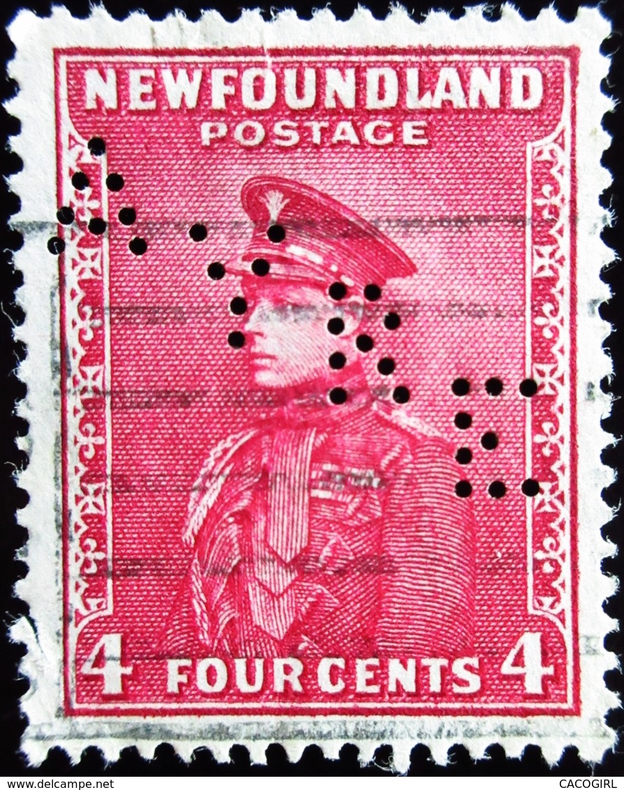 1932 Newfoundland Yt 173 .Prince Of Wales . Perforé AYRE - 1908-1947