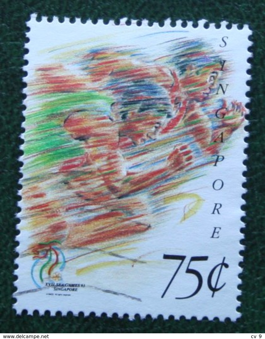 75 C The 17th Southeast Asian Games Running 1993 Mi 692 Used Gebruikt Oblitere SINGAPORE SINGAPUR - Singapur (1959-...)