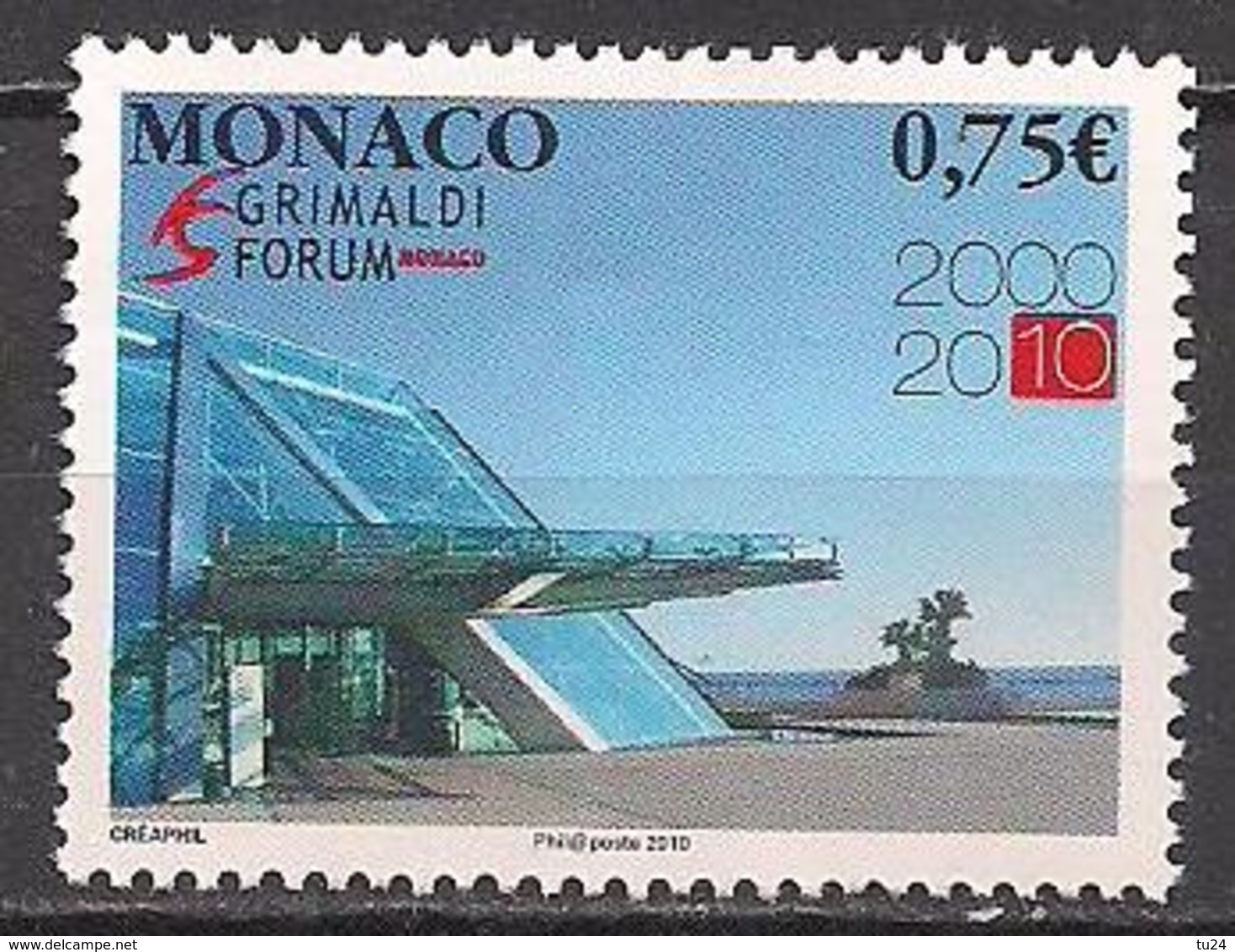 Monaco  (2010)  Mi.Nr.  3001  ** / Mnh  (12ah32) - Ungebraucht