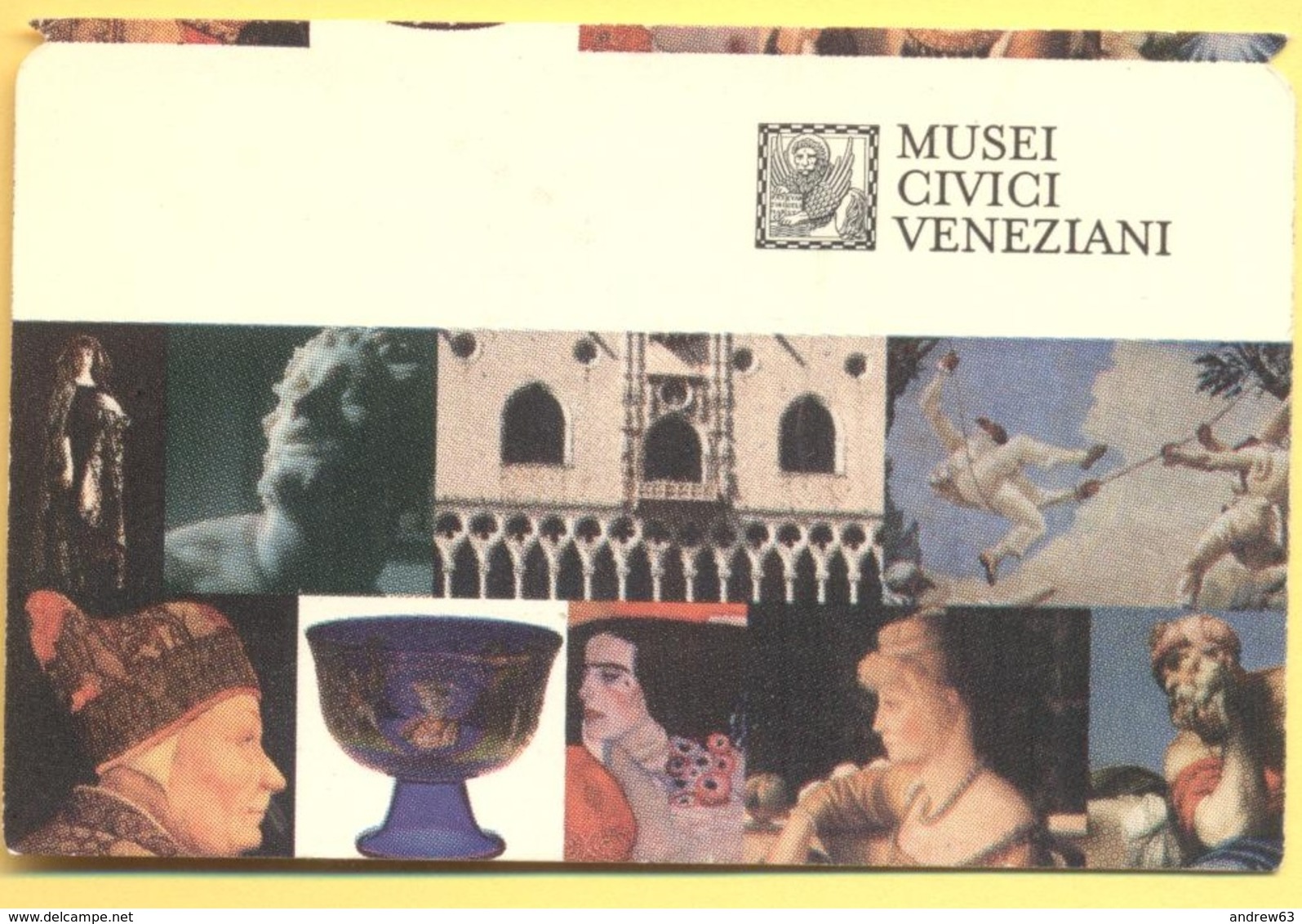 ITALIA - ITALY - ITALIE - VENEZIA - Musei Civici Veneziani - I Musei Di Piazza San Marco - MUSEUM CARD - Biglietto Ingre - Biglietti D'ingresso