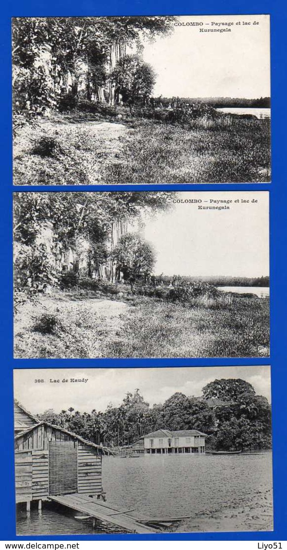 SRI LANKA   .   COLOMBO  . KANDY  . KAUDY  . KURUNEGALA  .....  Lot De 18 Cpa : N&b . Bon état . - Sri Lanka (Ceylon)