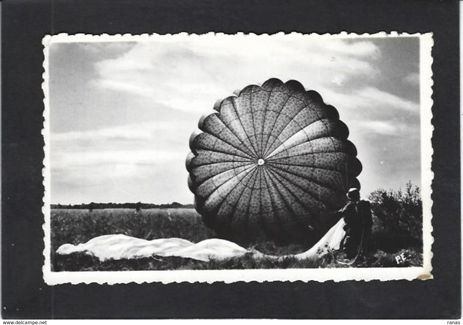 CPSM Parachute Parachutisme écrite - Paracaidismo
