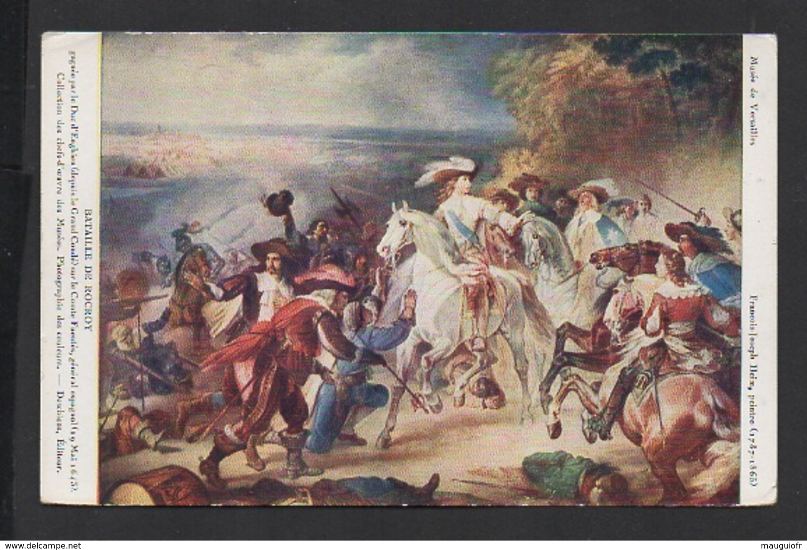 DF / MILITARIA / GUERRE / BATAILLE DE ROCROY ( 1643 ) / TABLEAU DE JF HELM - Guerres - Autres