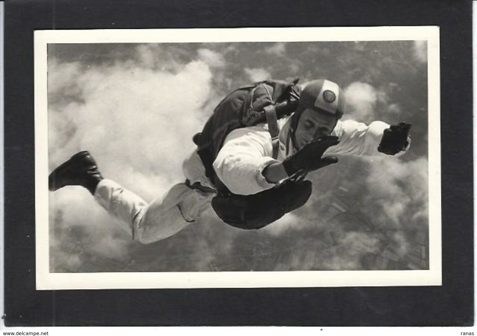 CPSM Parachute Parachutisme Non Circulé Carte Photo RPPC - Parachutting