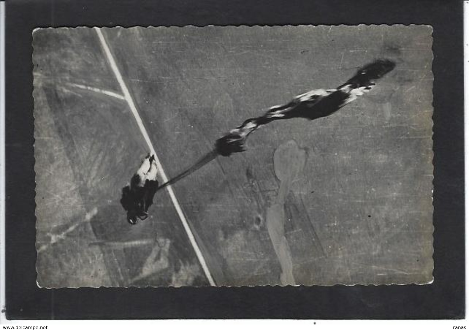 CPSM Parachute Parachutisme Non Circulé Carte Photo RPPC - Parachutting