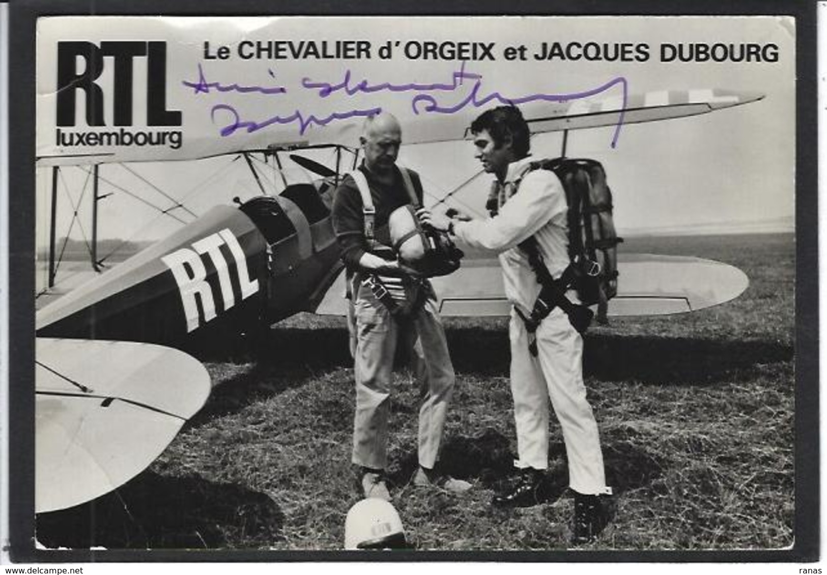CPSM Parachute Parachutisme Non Circulé Chevalier D'Orgeix Jacques Dubourg - Parachutting