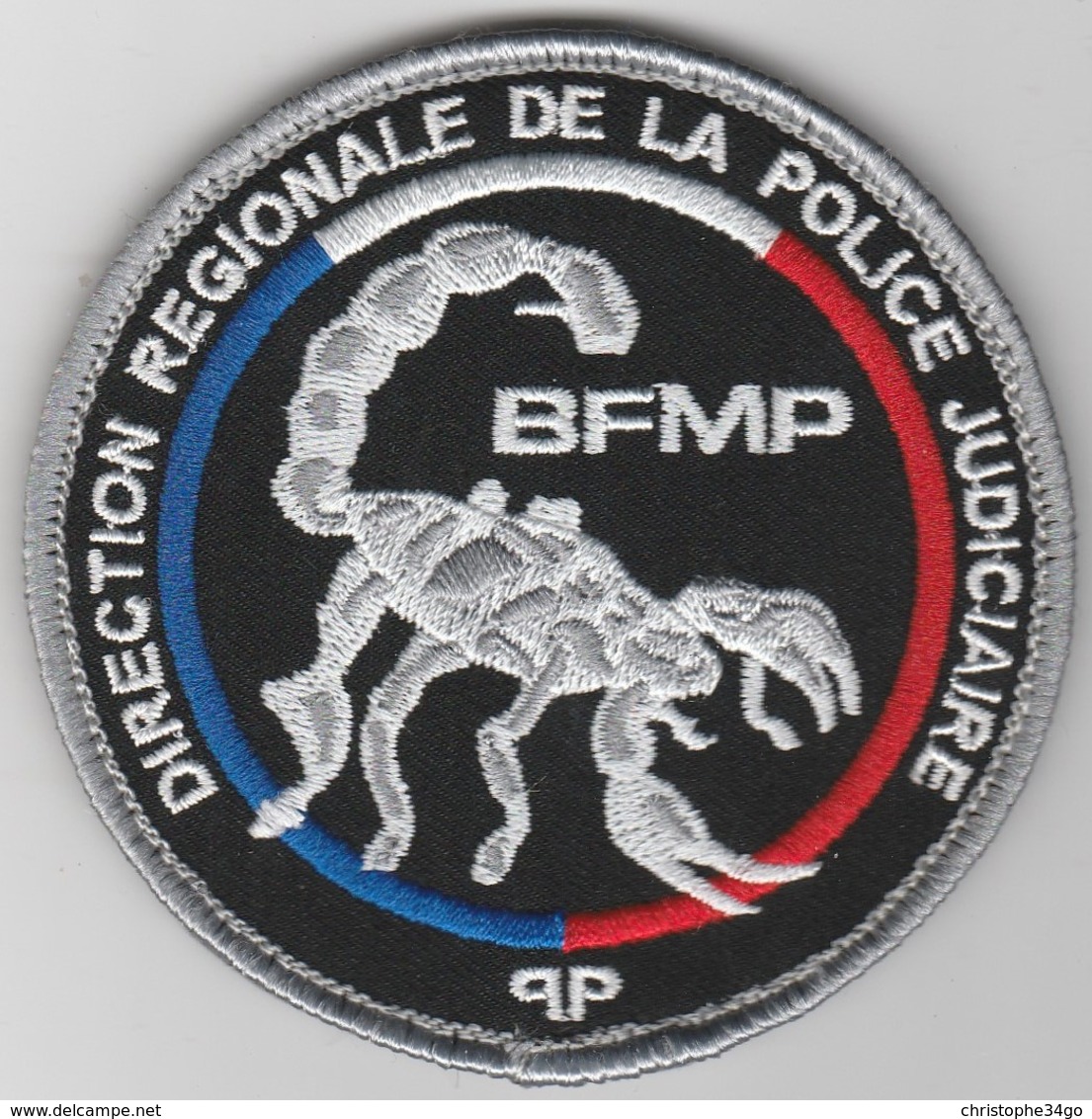 Écusson Police DRPJ Paris - BFMP - Police & Gendarmerie