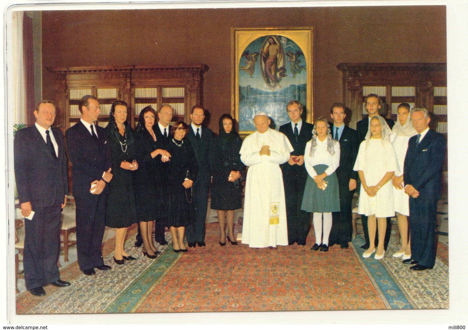 Principi Savoia Con Papa Giovanni Paolo II (27) - Familles Royales