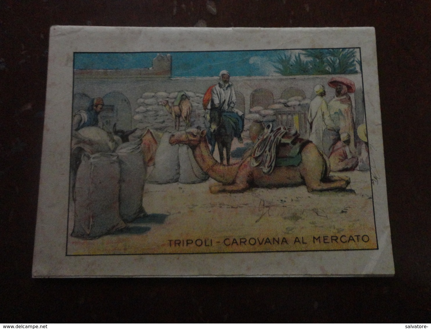 QUADERNO TRIPOLI-CAROVANA AL MERCATO-COME DA FOTO - Documenti