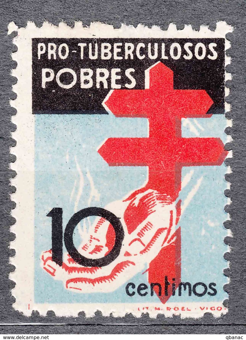 Spain 1937 TBC Pro Tuberculosos Mi#23 A Mint Hinged - Bienfaisance