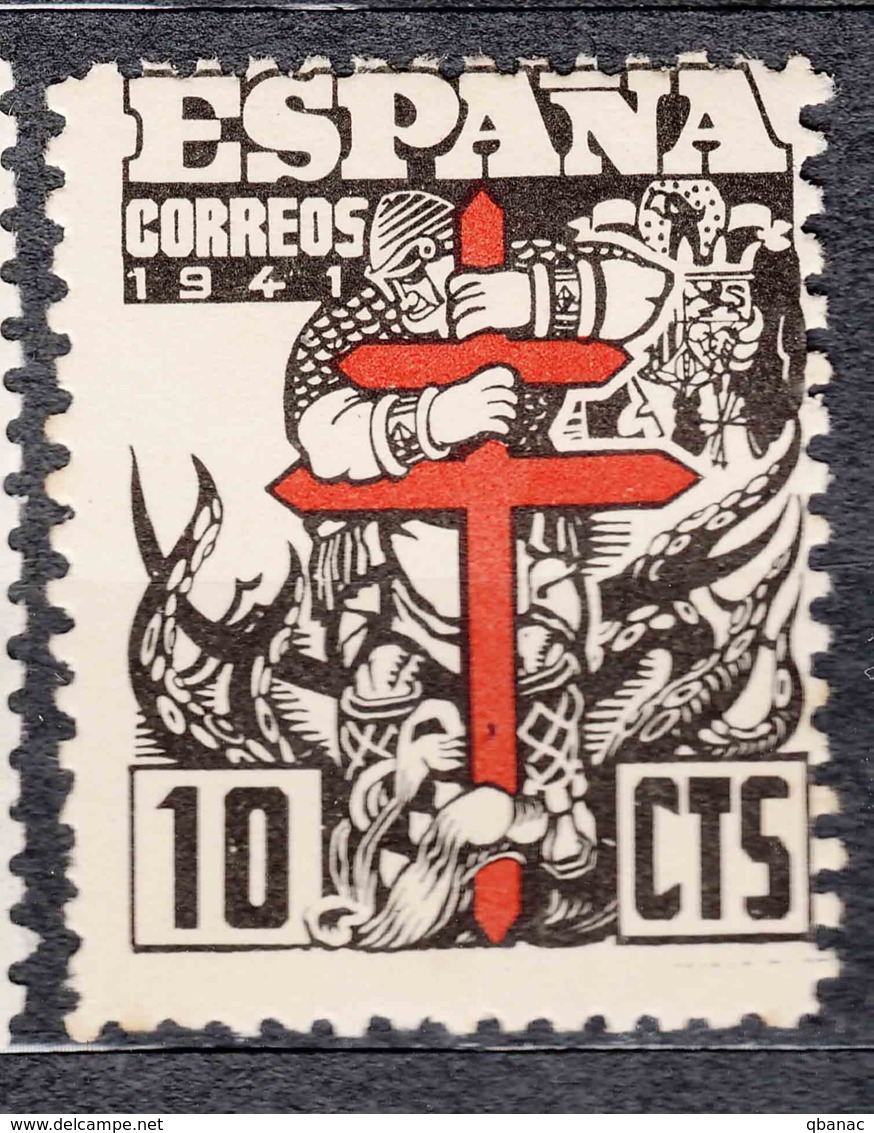 Spain 1941 TBC Pro Tuberculosos Mi#29 Mint Hinged - Bienfaisance