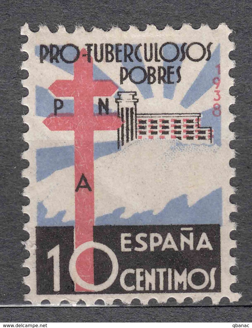 Spain 1938 TBC Pro Tuberculosos Mi#24 Mint Hinged - Wohlfahrtsmarken