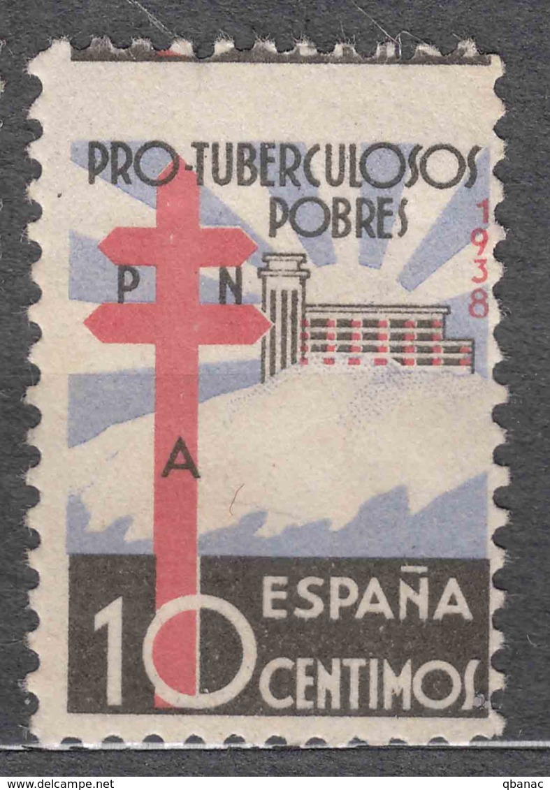 Spain 1938 TBC Pro Tuberculosos Mi#24 Mint Hinged - Liefdadigheid