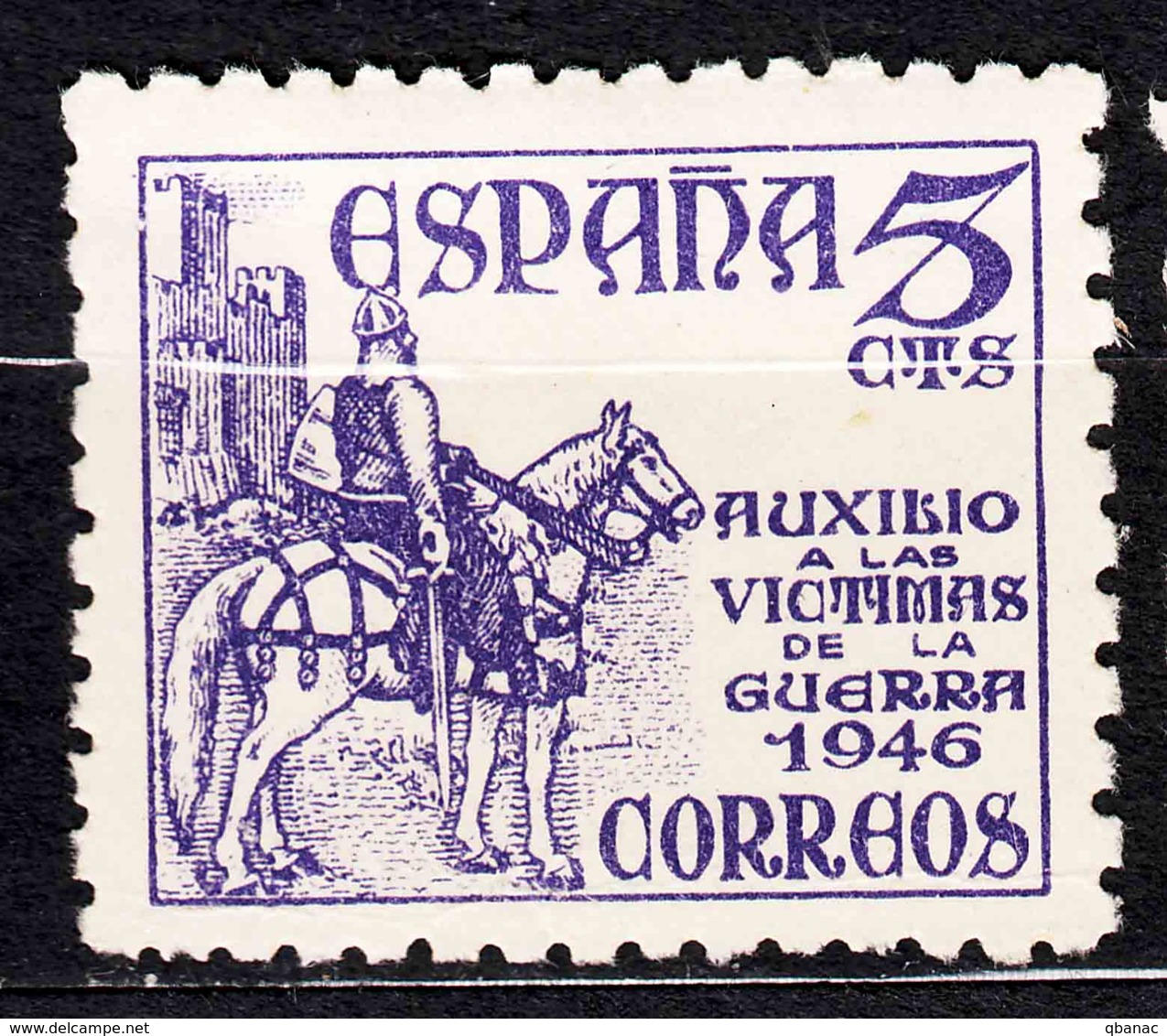 Spain 1949 TBC Pro Tuberculosos Mi#48 Mint Hinged - Liefdadigheid