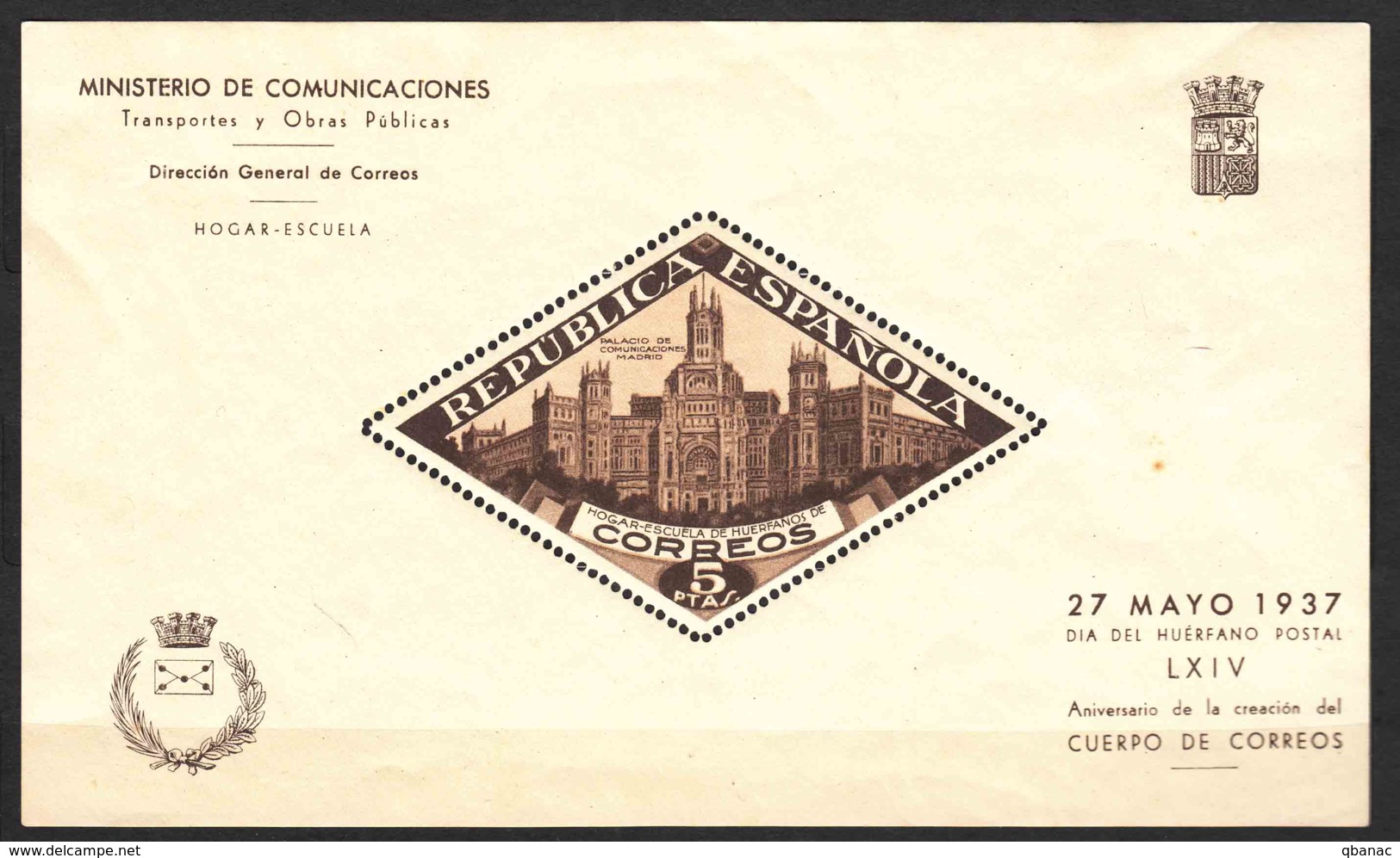 Spain Beneficencia 1937 Edifil#17 Mint Hinged - Liefdadigheid