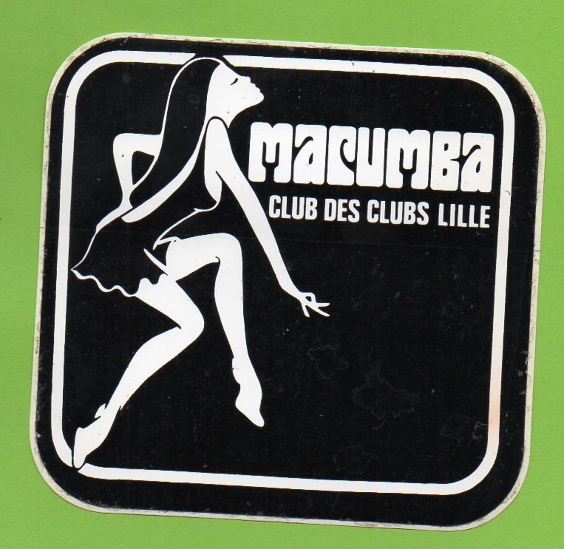 MACUMBA CLUB DISCOTHEQUE LILLE ► AUTOCOLLANT  919 ► - Autocollants