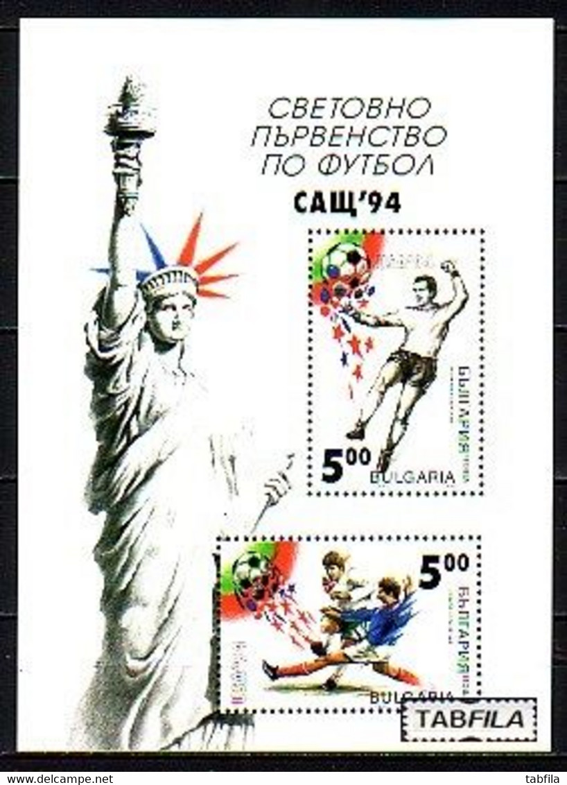 BULGARIA / BULGARIE  - 1994 - World Cup USA'94 - Bl ** - Blocs-feuillets