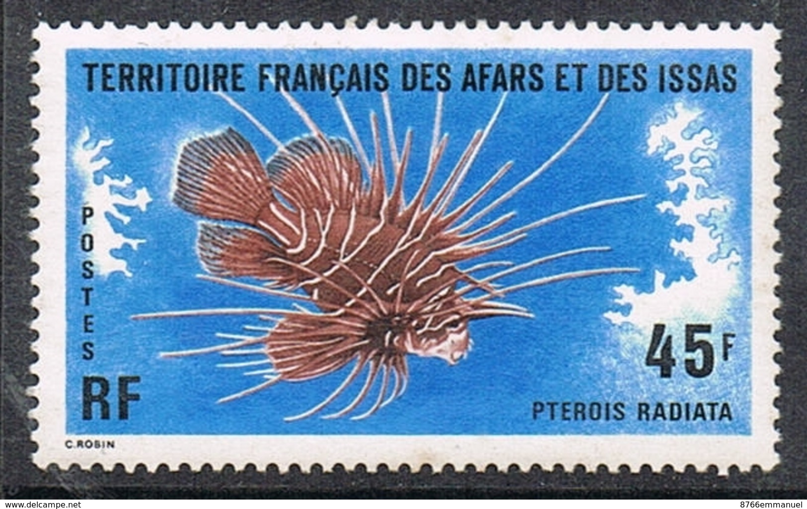 AFARS ET ISSAS N°435 N**  Poisson - Unused Stamps