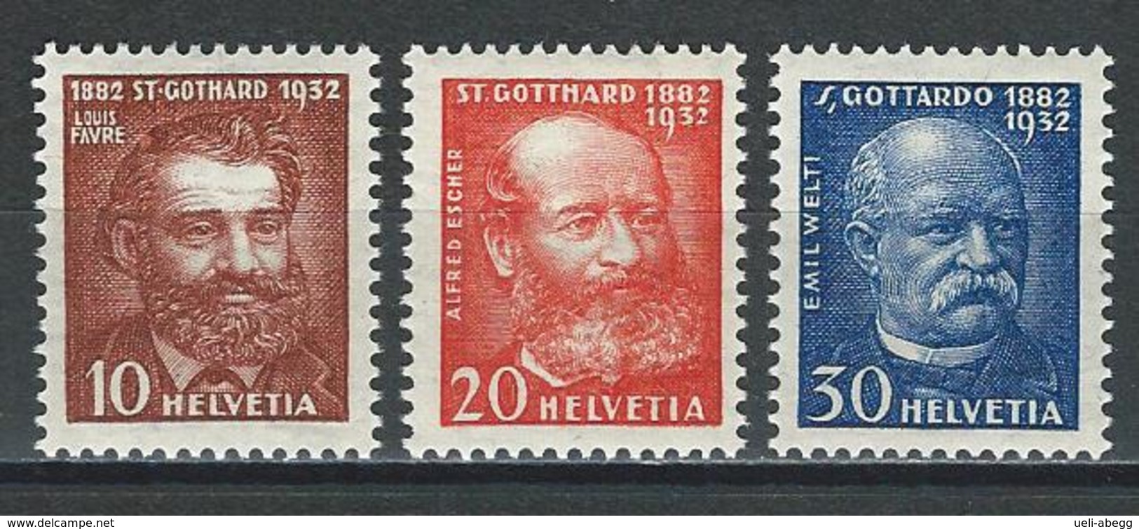 SBK 191-93, Mi 259-61 ** MNH - Nuovi