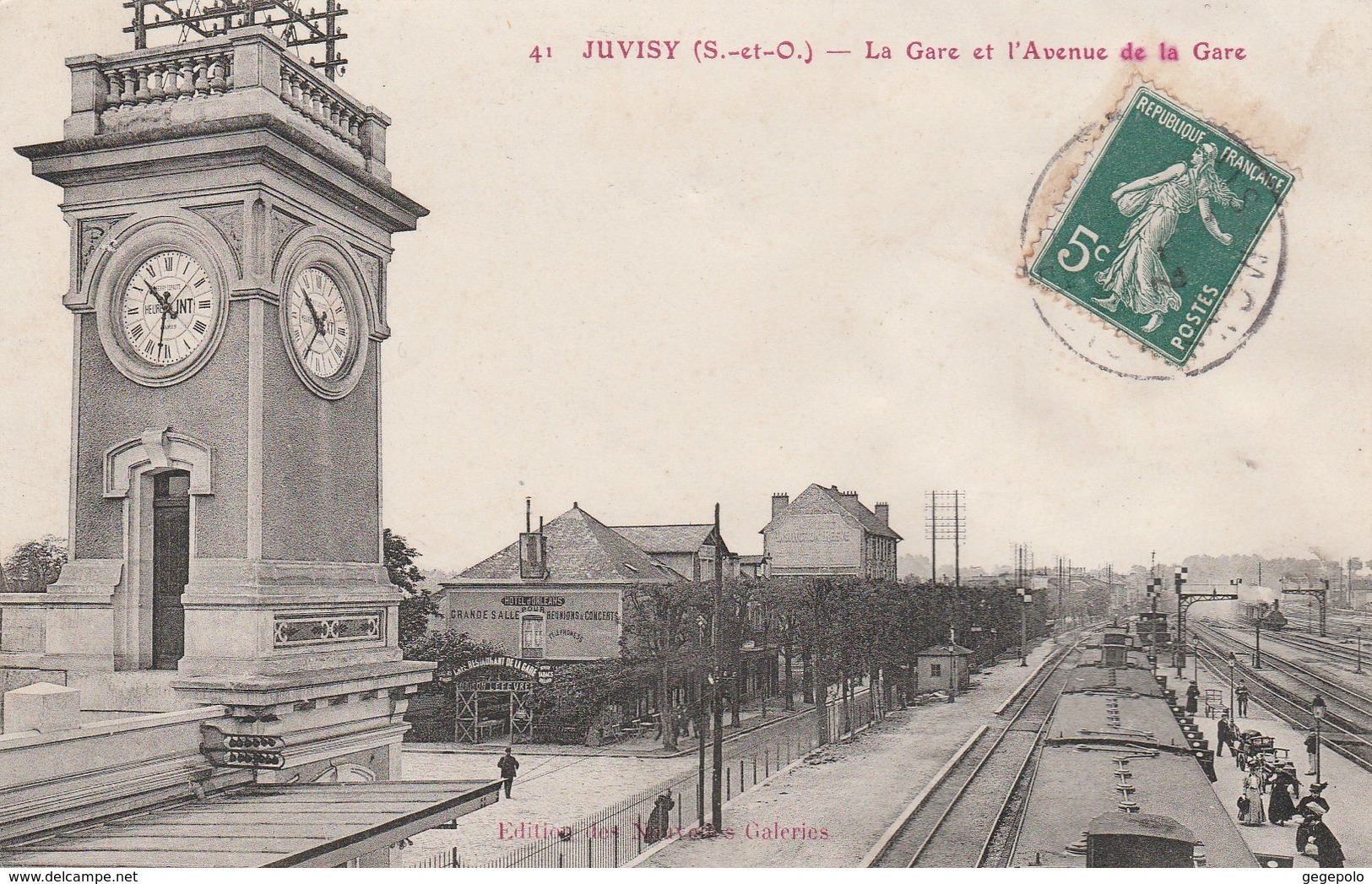 JUVISY SUR ORGE  - La Gare Et L'Avenue De La Gare - Juvisy-sur-Orge