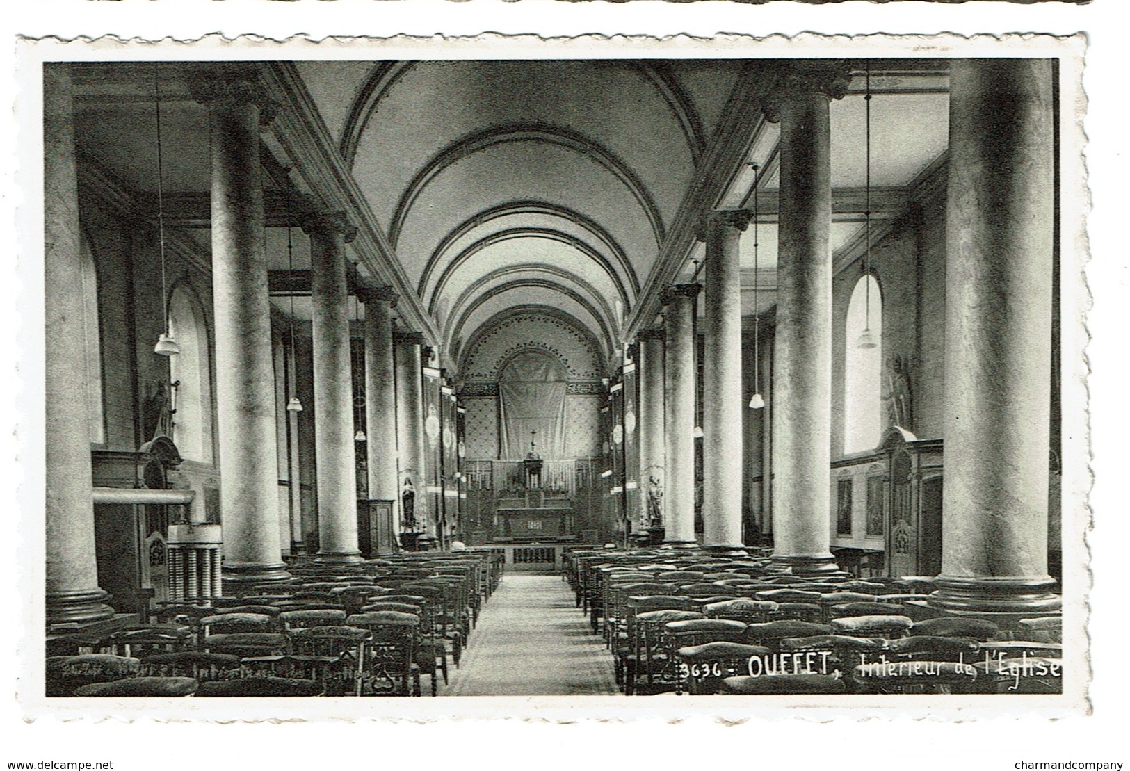 Ouffet - Intérieur De L'Eglise - Edit. Louise Meura / Mosa N° 3636 - 2 Scans - Ouffet