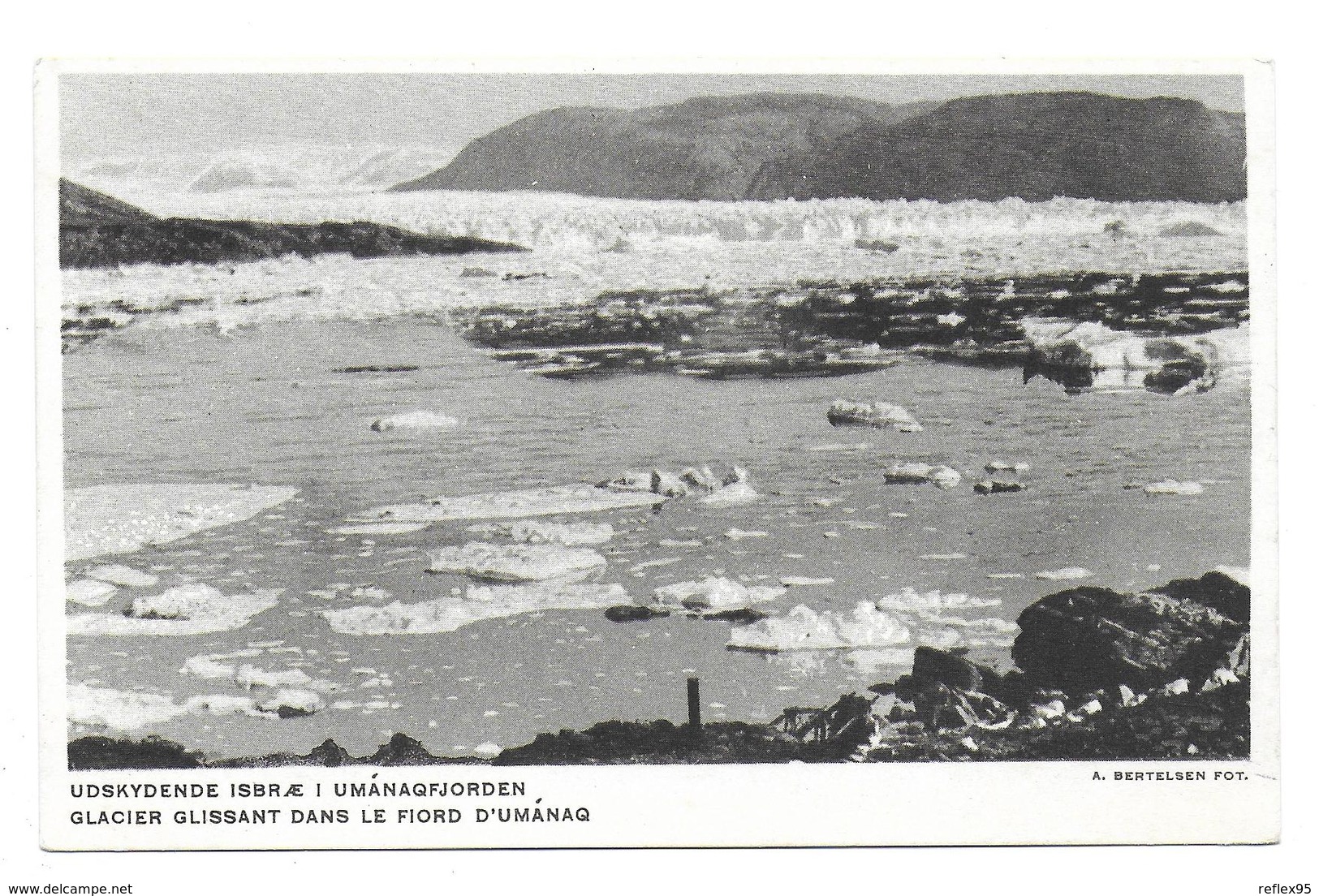 CPA GROENLAND - Glacier Glissant Dans Le Fiord D' Umanaq - Groenland