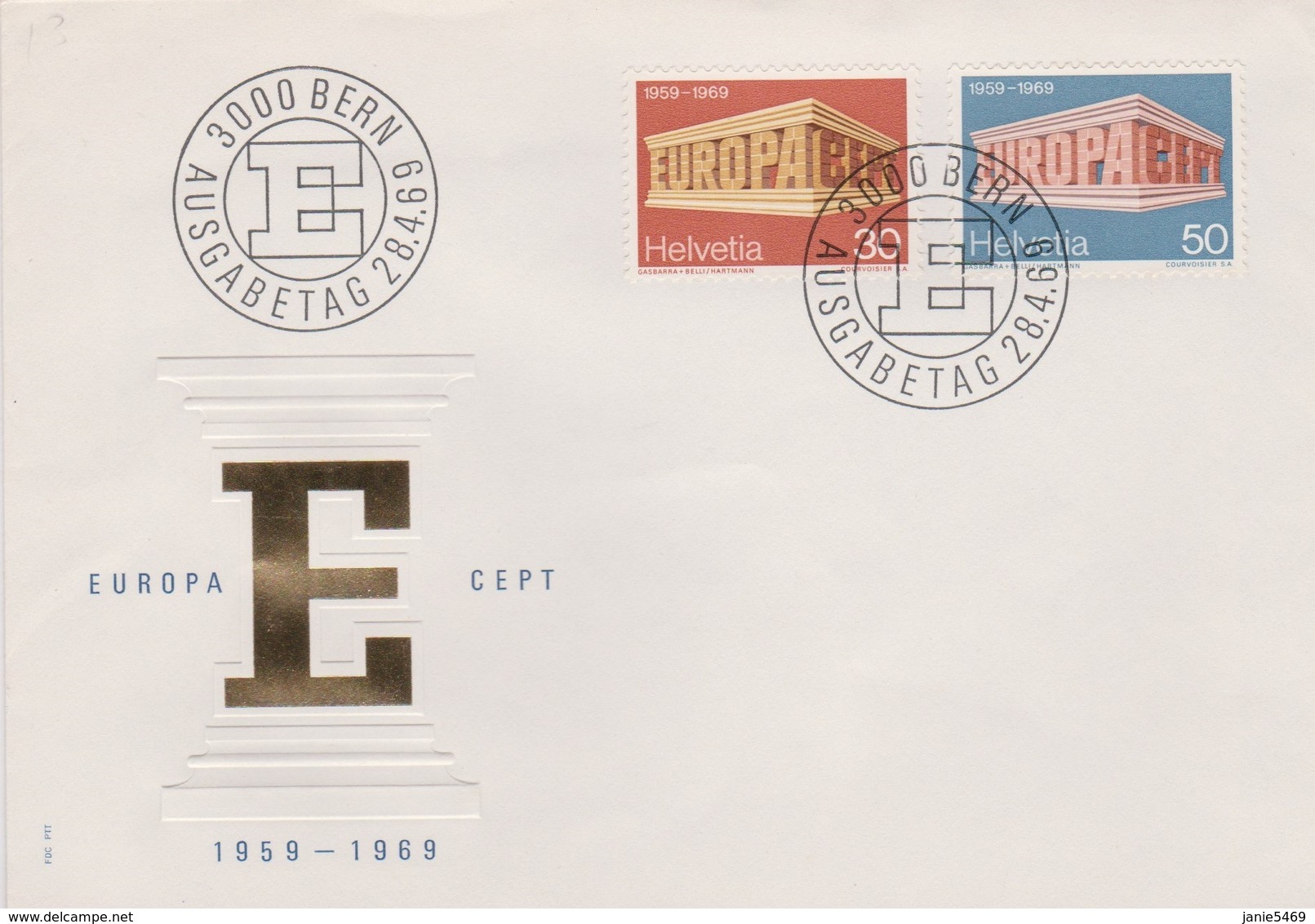 Switzerland 1969 Europa FDC - FDC