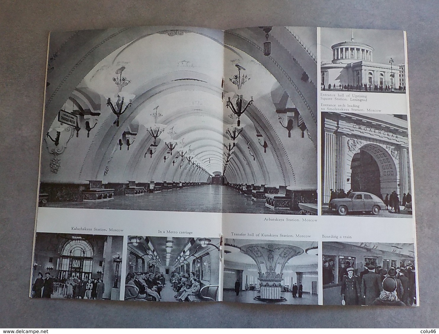 Exposition Bruxelles 1958 Propagande URSS Soviet Metro Métro Brochure Illustrée - Andere & Zonder Classificatie