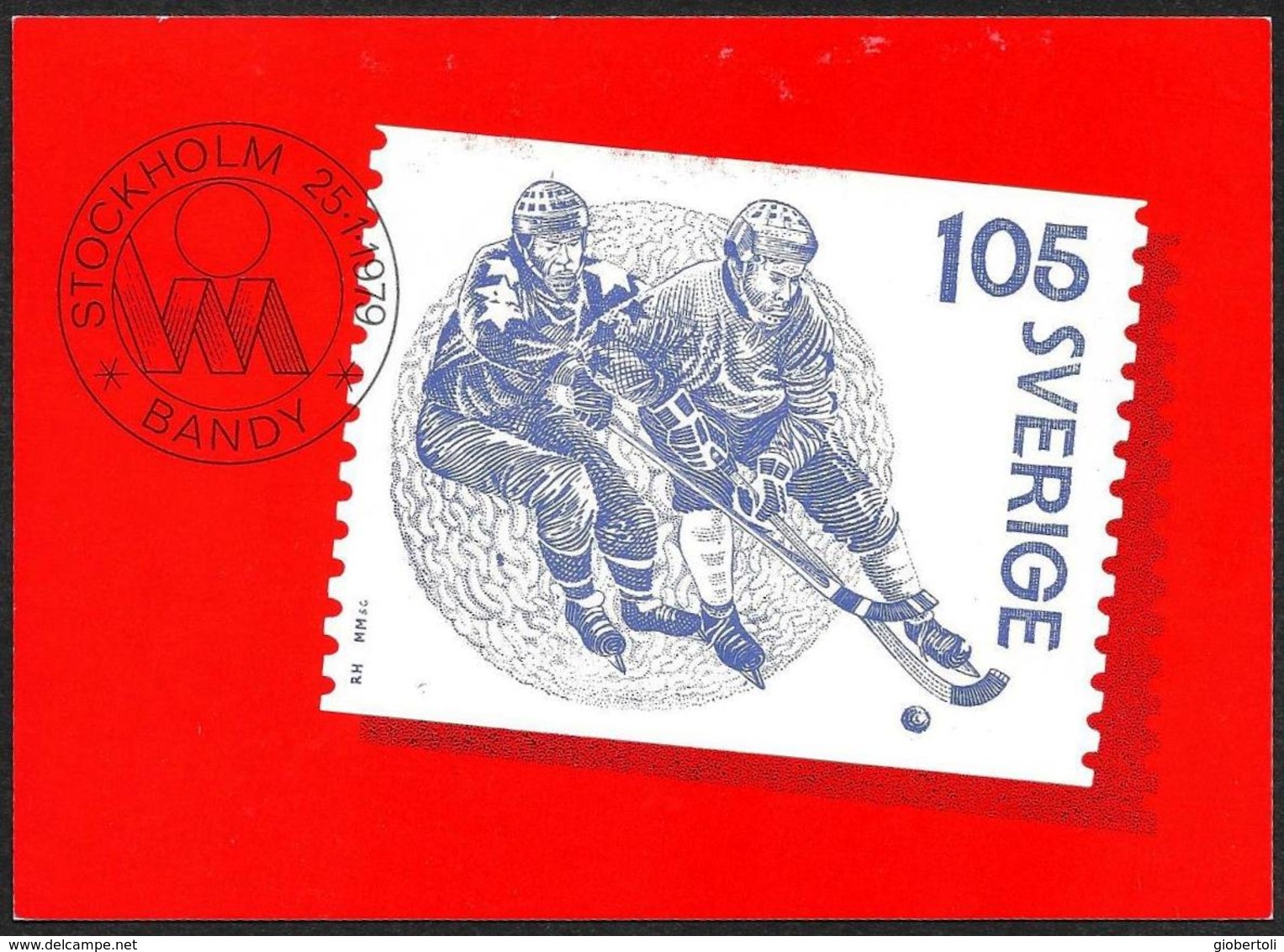 Svezia/Sweden/Suède: Giocatori In Azione, Players In Action, Joueurs En Action - Hockey (Ijs)